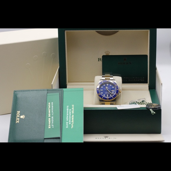 SOLD - Brand New Rolex 126613 LB Two-Tone 18K Submariner Royal Blue Card - 12/21 - Picture 5 of 5